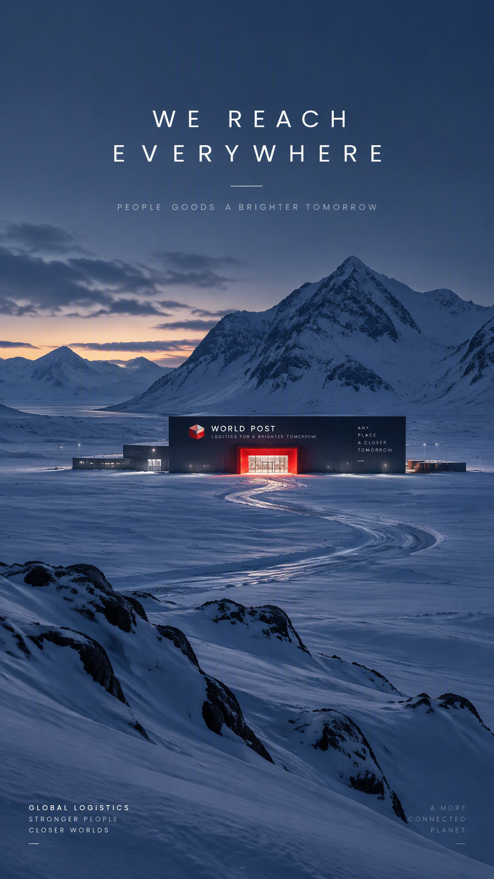 A postal station in the Arctic