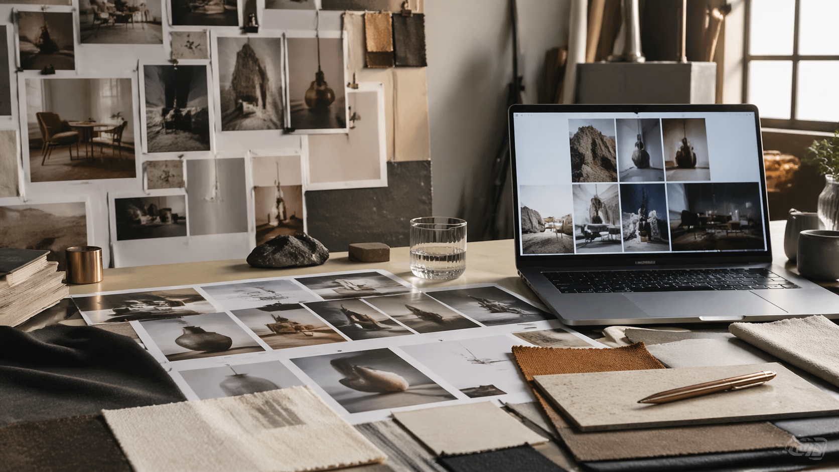 Cover workflow gambar referensi Rivya dengan anchor visual, referensi produk, dan varian gambar yang dihasilkan.